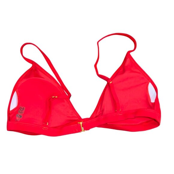 Dixxon Red Tanning Swimsuit Brazilian String Bikini Womens XL 2 Piece Set - Picture 5 of 7